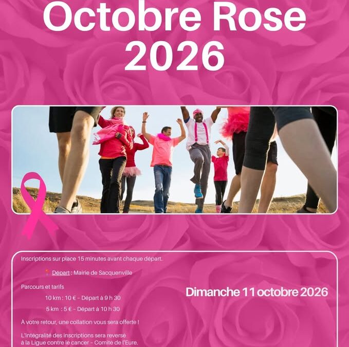 Marche Octobre Rose Dimanche 11 octobre