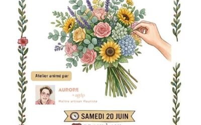 Atelier Floral à la Médiathèque le samedi 20 juin