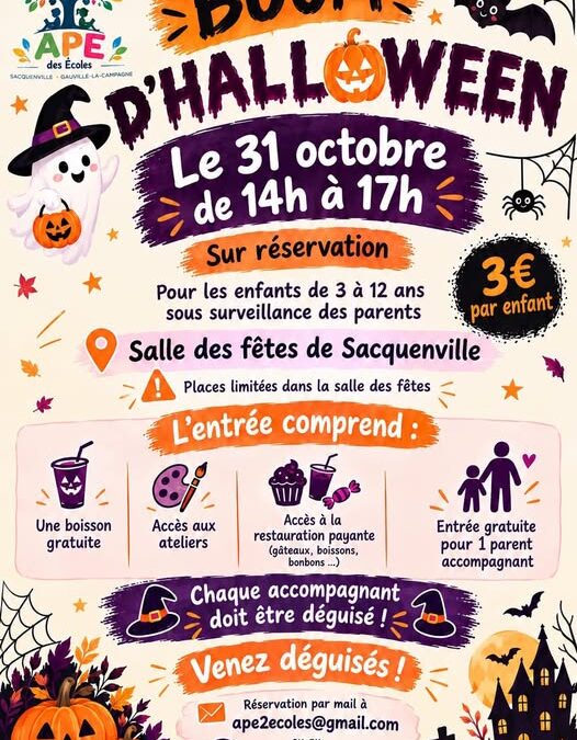 Boum d&rsquo;Halloween