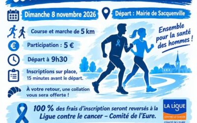 Movember Marche de 5km le dimanche 8 novembre