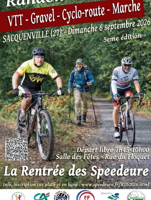 Randonnée VTT – Gravel – Cyclo route – Marche