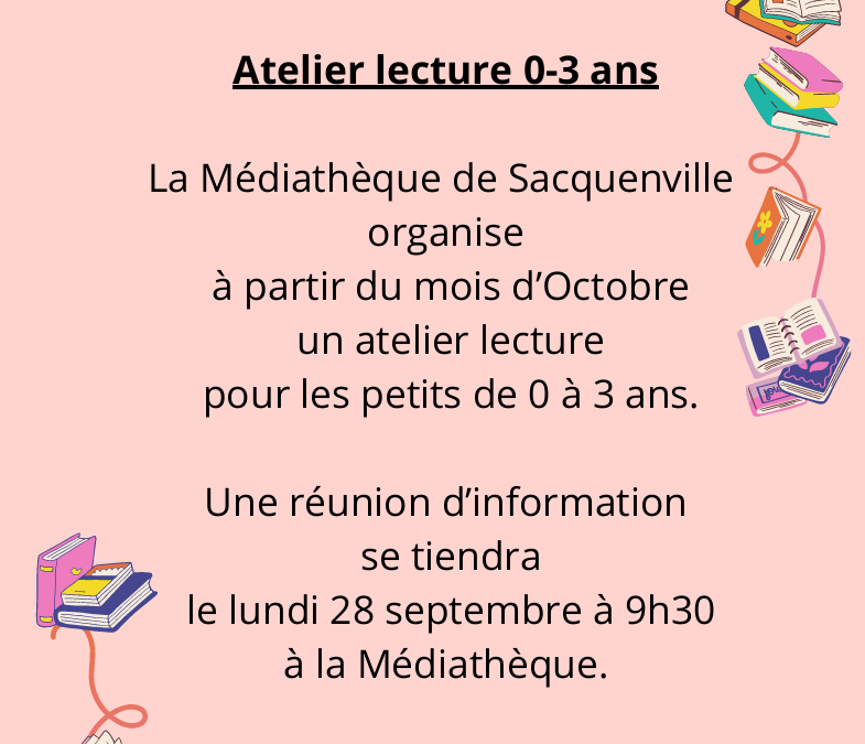 Atelier Lecture 0-3 ans