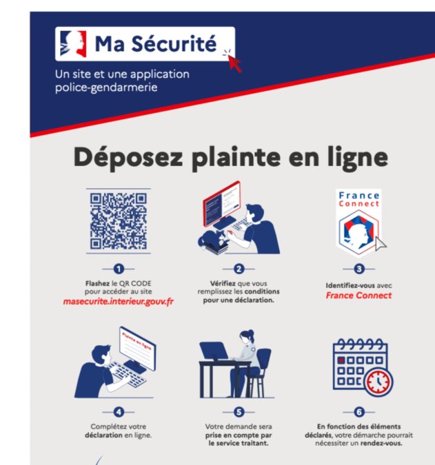 Infos dépôts de plainte en ligne