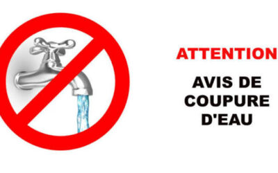Coupure d’eau Route de Tourneville