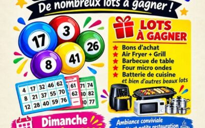 Loto du Club de l’Amitié Dimanche 11 octobre